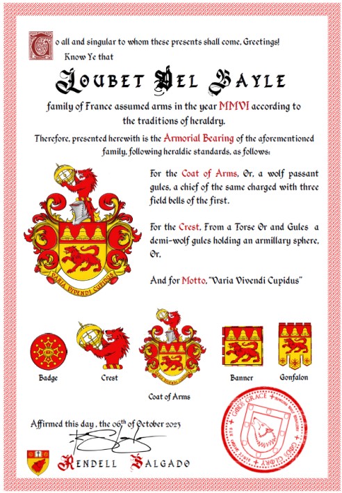 The Howling Wolf Heraldry