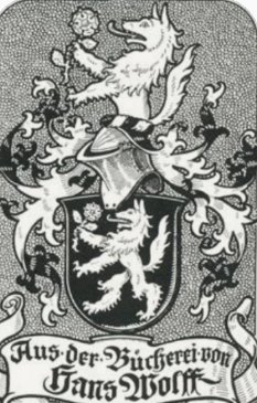 Armoiries Hans Wolff