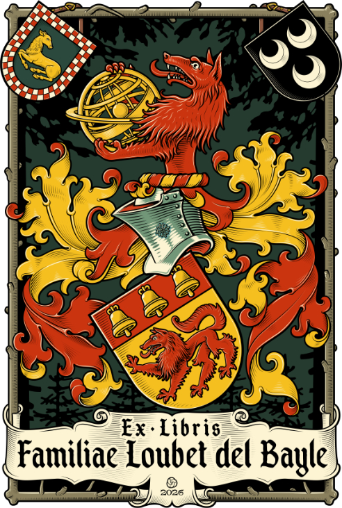 Ex libris armorié, Vadym Burla