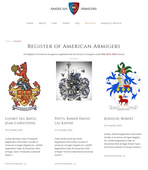 Armorial Roll of Arms of the Society of American Armigers