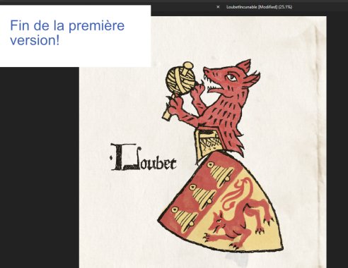 Armoiries Loubet del Bayle, Noé-Malcolm Renaud