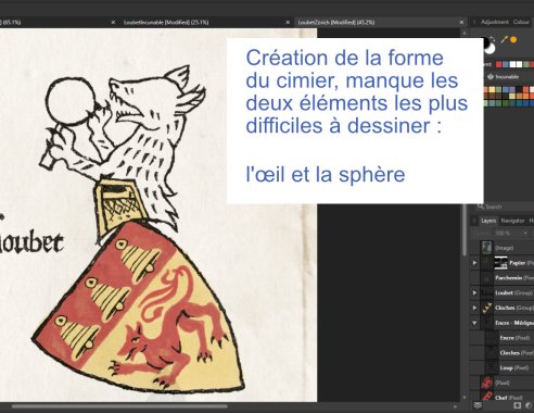 Armoiries Loubet del Bayle, Noé-Malcolm Renaud