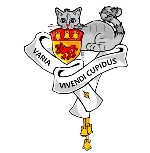 Petit chat aux armes Loubet del Bayle de Sivane Saray