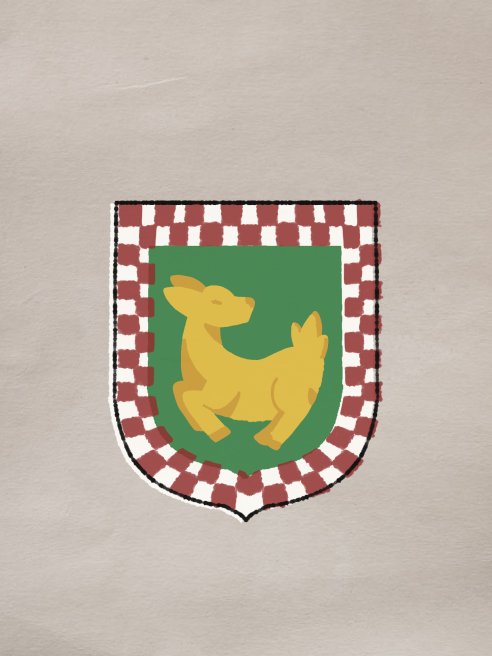 Timbre héraldique Kolouch par Tamás Bántó