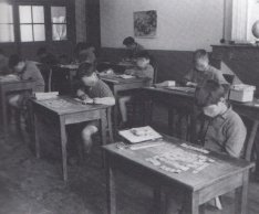 Hôpital psychiatrique de Saint-Lizier, salle de classe