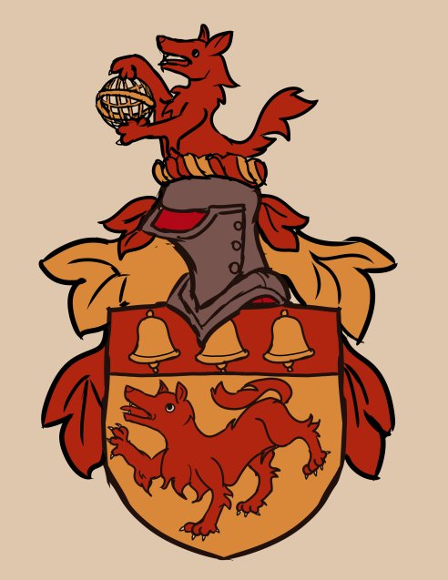 Esquisse de blason Loubet del Bayle, Raven Foxx