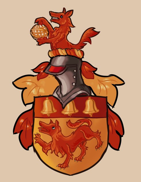 Esquisse de blason Loubet del Bayle, Raven Foxx