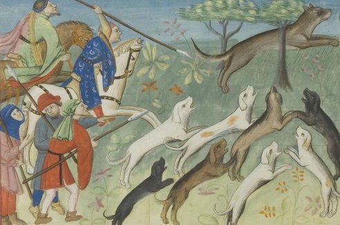 Chapitre LV, Ci devise comment on doit chassier et prendre le lou, Livre de la chasse, Gaston Phébus
