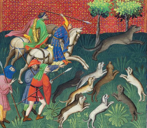 Chapitre LV, Ci devise comment on doit chassier et prendre le lou, Livre de la chasse, Gaston Phébus