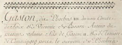 Gaston III de Foix-Béarn dit Gaston Phébus
