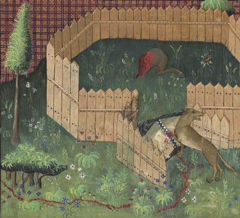 Chapitre LXV, Ci devise comment on puet prendre les lous aux piéges, Livre de la chasse, Gaston Phébus